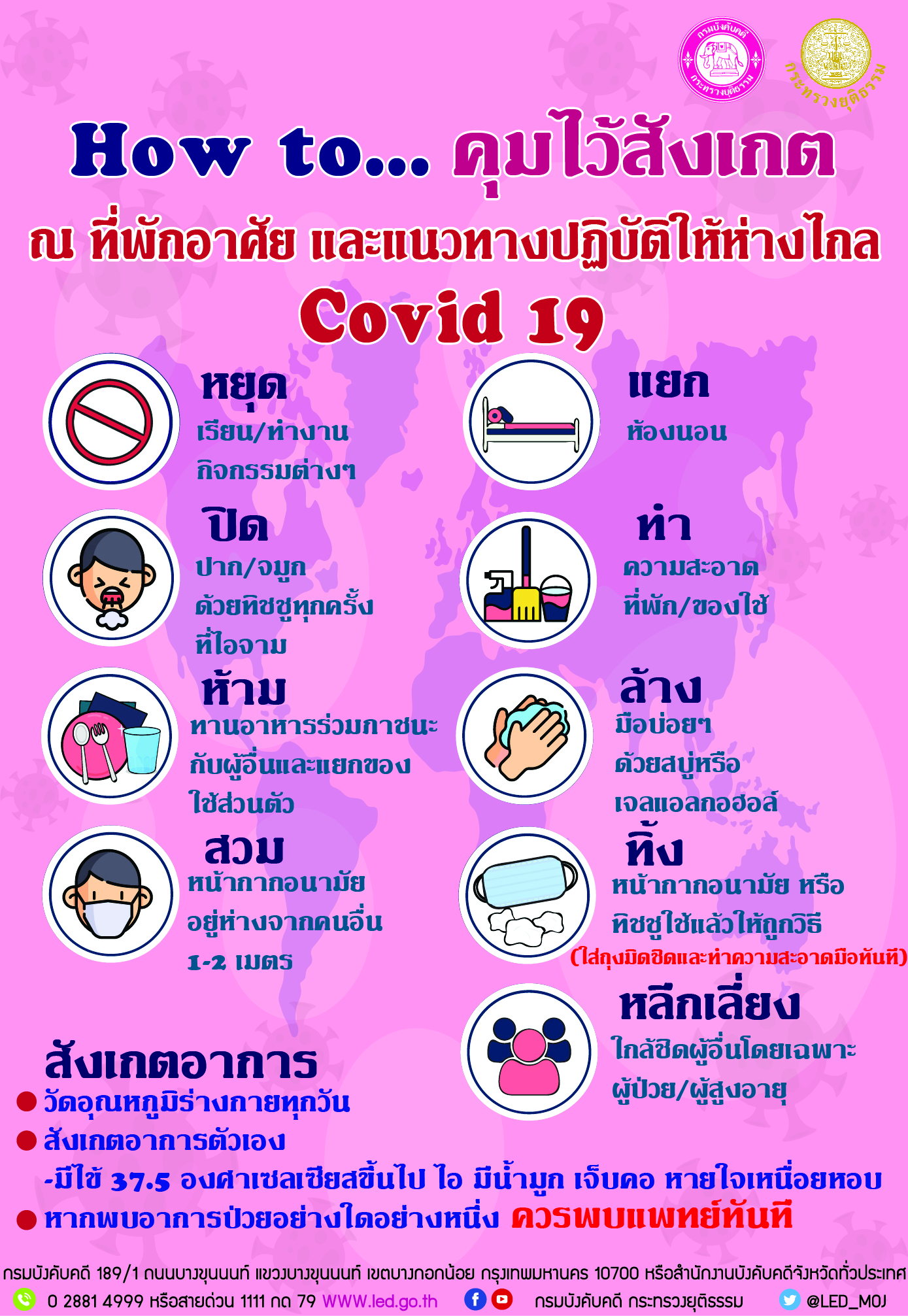วิธีลดความเสี่ยงในการติดเชื้อไวรัสโคโรน่า 2019 (COVID-19)